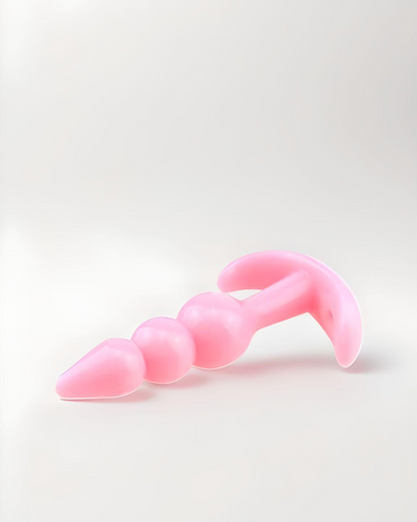 Jelly Butt Plug - Colourful Pink or Purple Anal Beginner Toy